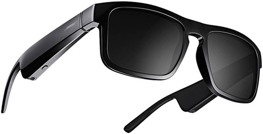 Bose Frames Tenor Audio Sunglasses Square Frame Polarized Lenses Block Up to 99% UVA/UVB Built-In Speakers Up to 5.5H Playback Built-In Mic Touch Controls  Black | 851338-0110