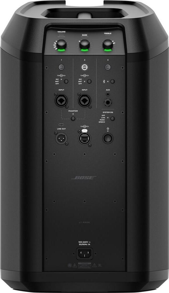 Bose Portable - Portable PA System with Compact 8 x 2 inch Loudspeaker Line Array Integrated Subwoofer Built in 3 channel Mixer with ToneMatch Presets and Bluetooth Capability | 840919-4100 - SW1hZ2U6MTAwODIwMw==