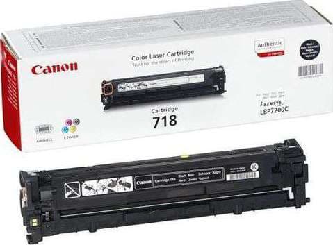 حبر طابعة كانون أسود كانون Canon Toner Cartridge Black EP-718B