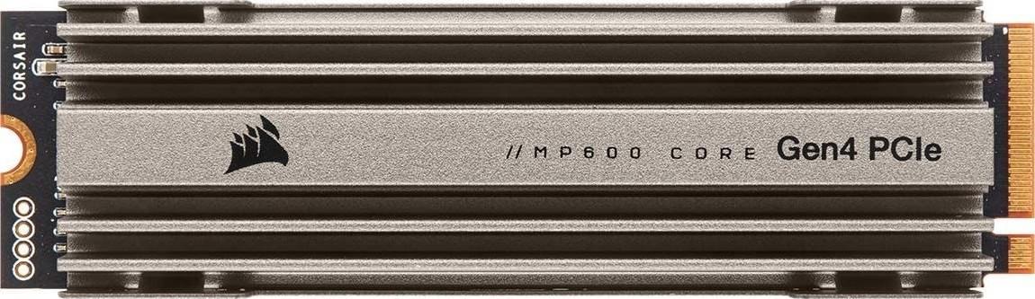 Corsair MP600 CORE 2TB M.2 NVMe PCIe Gen. 4 x4 SSD, Form Factor M.2 2280 Internal Solid State Drives | CSSD-F2000GBMP600COR