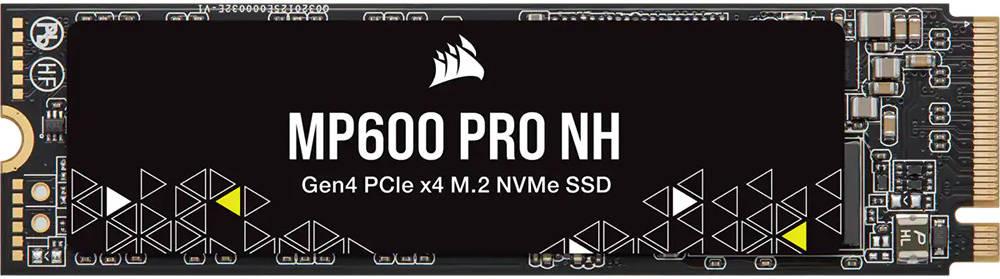 Corsair MP600 PRO NH 4TB PCIe 4.0 (Gen 4) x4 NVMe M.2 Internal SSD  Up to 7000MB/s Read & Up to 6500MB/ Write Speed AES 256-bit 3D TLC NAND 3.3 Voltage 3000TBW Black | CSSD-F4000GBMP600PNH