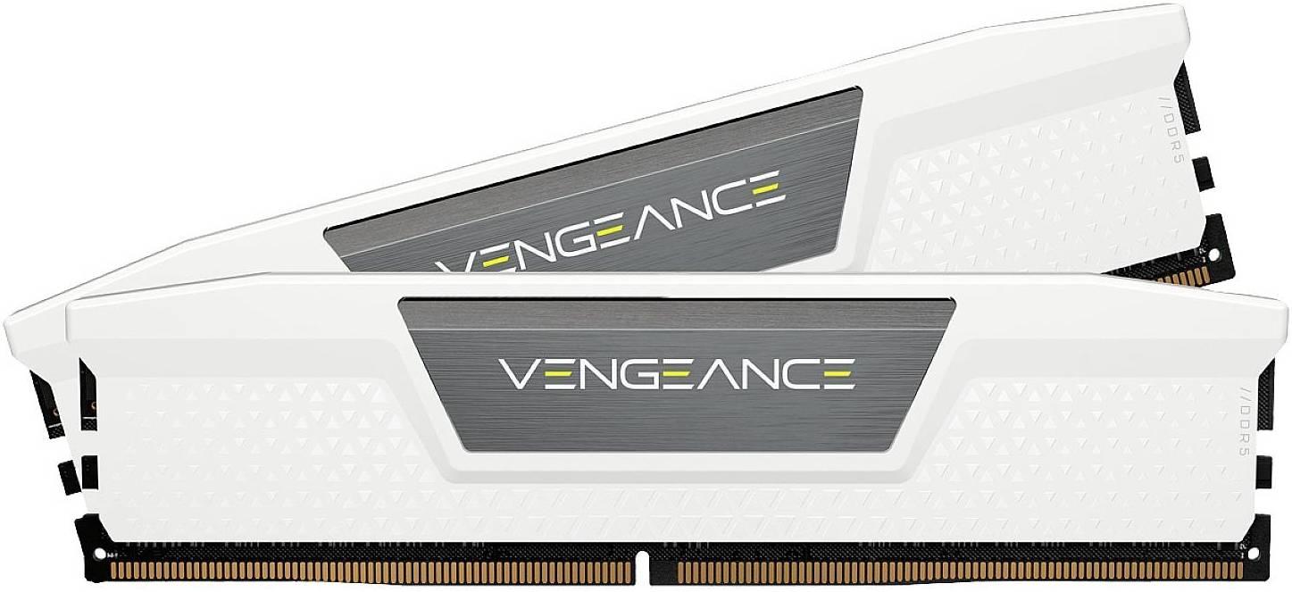 رامات ذاكرة الوصول العشوائي DDR5 32 جيجابايت 5200 ميغاهرتز من كورسير Corsair Vengeance 32GB DDR5 DRAM Desktop Memory  5200Mhz Tested Speed PC5 41600 Rating XMP 3.0 Overclock PMIC White