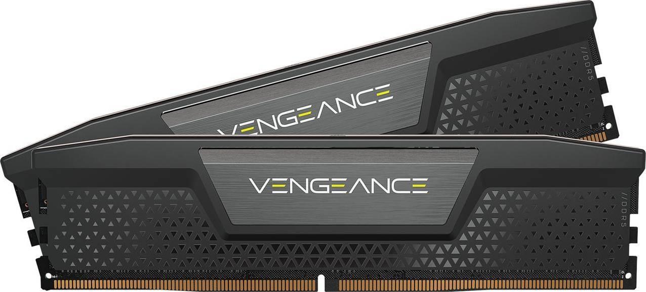 رامات DDR5 فينجنس 64 جيجابايت 5600 ميغاهرتز من كورسير Corsair Vengeance 64GB DDR5 DRAM Memory 5600MHz Speed C40 Tested Latency Intel XMP 3.0 Performance Profile DIMM Format