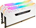 Corsair Vengeance RGB PRO 32GB (2 x 16GB) DDR4 DRAM 3200MHz C16 Memory Kit — White | CMW32GX4M2C3200C16W - SW1hZ2U6MTAyMDQ4Nw==