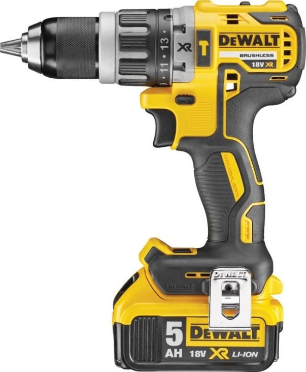 دريل لاسلكي 13 ملم ديوالت DeWalt 18V 13mm Compact Hammer Drill 2 x 5.0Ah batteries - SW1hZ2U6MTAxNDc2OQ==