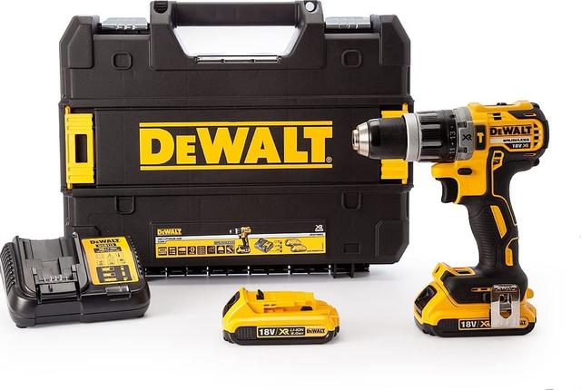 دريل لاسلكي ديوالت DeWalt 18V 13mm Lithium Ion Brushless Motor Compact Hammer Drill DCD796D2-GB - SW1hZ2U6MTAxMDc4MQ==