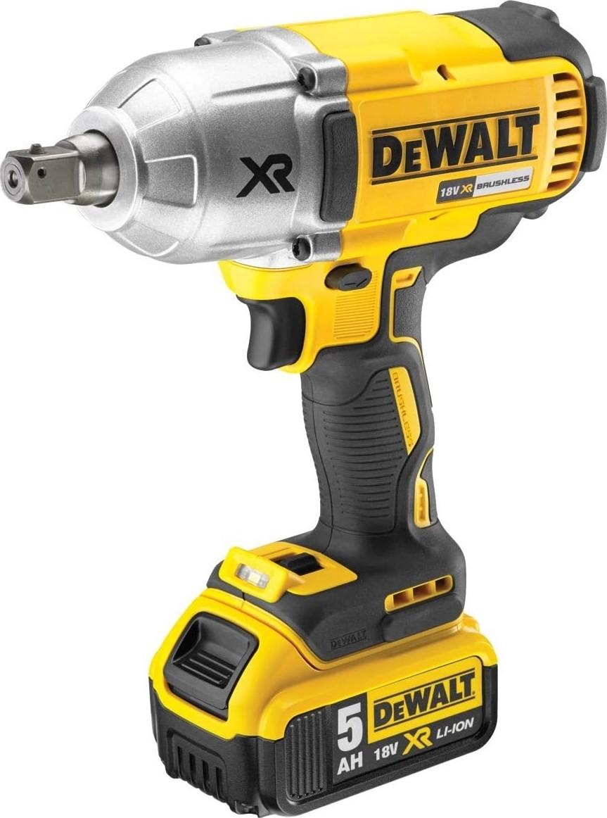 مفك براغي كهربائي ديوالت DeWalt 18V Cordless Brushless 5.0Ah Impact Wrench dcf899p2-gb