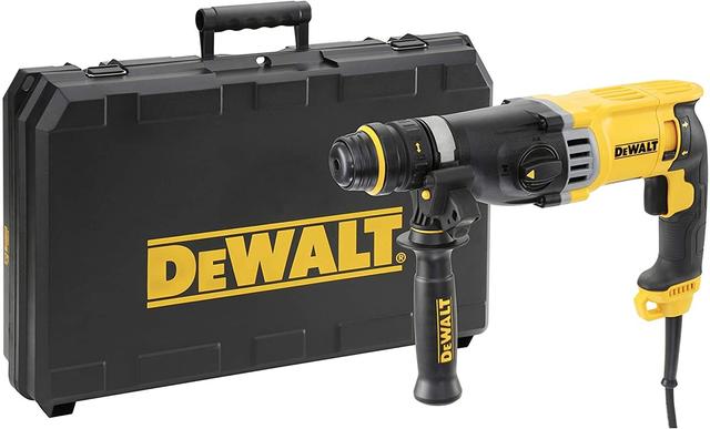 مثقاب كهربائي 28 ملم 900 واط ديوالت Dewalt 26 Mm 3 Mode Sds Plus Hammer D25133k-b5 - SW1hZ2U6MTAyMjA3NQ==