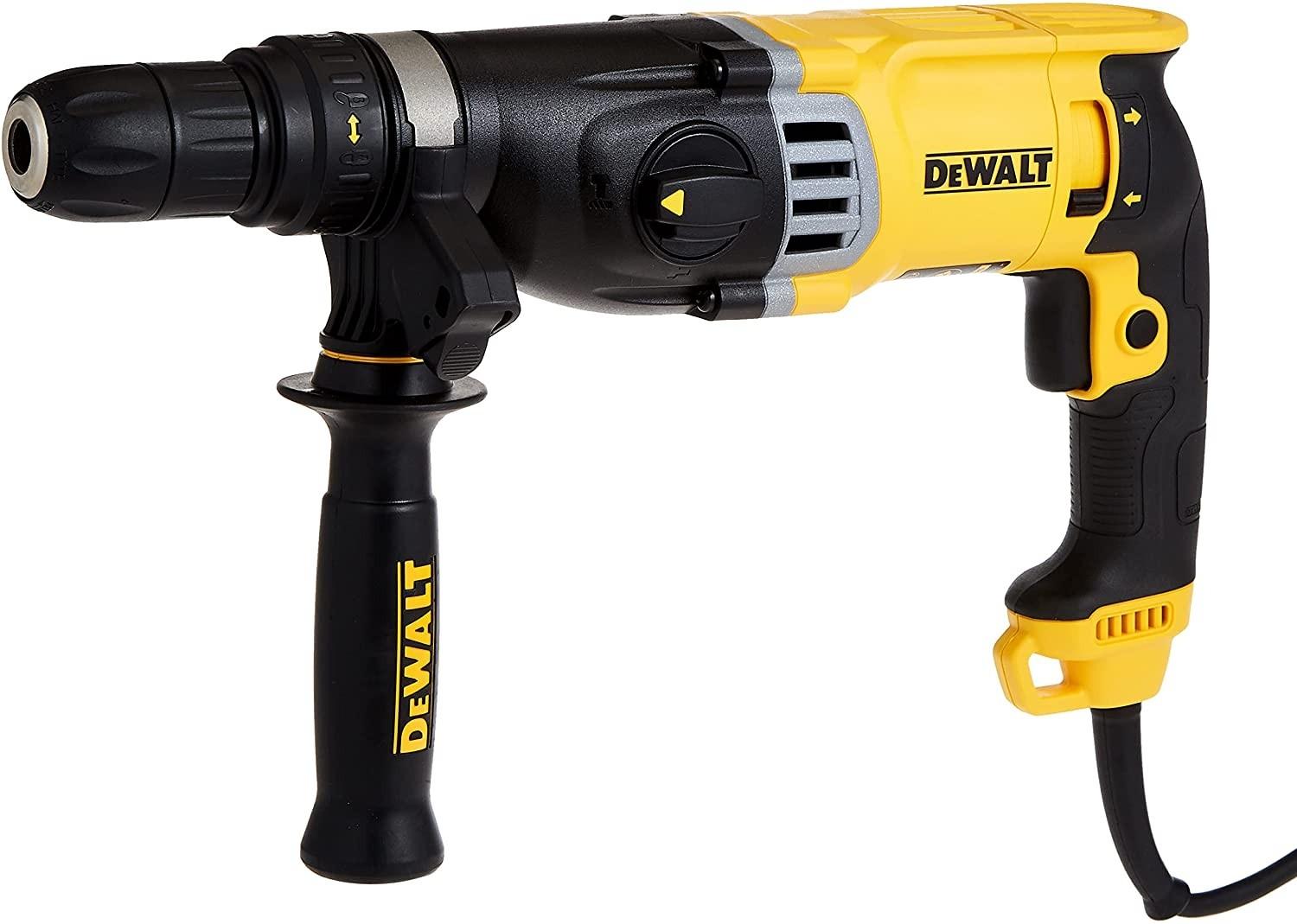 DeWalt 28mm, 900W, VSR, Compact SDS-Plus Hammer With Quick-Release Chuck D25144K-B5 - Yellow/Black | B07VDL38HW