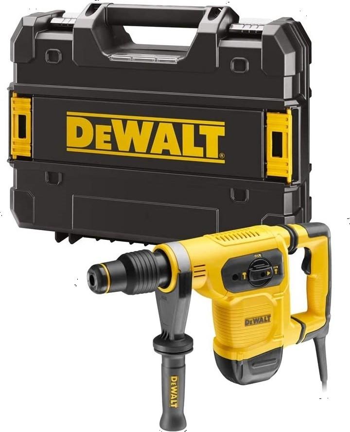 DeWalt 40mm, 1100W, 2740 bpm, 11J, 5kg SDS-Max Combination Hammer With AVC, Drilling And Chipping, Yellow/Black, D25481K-B5, 3 Year Warranty | B07VHTGCRF