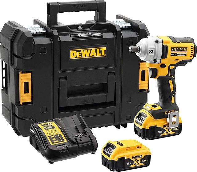 مفك براغي كهربائي ديوالت Dewalt 18V 5.0 Ah Cordless Impact Wrench DCF894P2 - SW1hZ2U6MTAxMDcxMw==