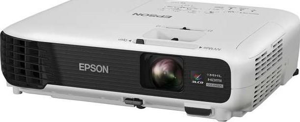 بروجيكتور محمول 3000 لومن 3LCD ابسون أبيض Epson EB-U04 Full HD Portable Home Cinema Projector