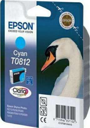 حبر طابعة سيان ابسون Epson T0812 Cyan Ink Cartridge