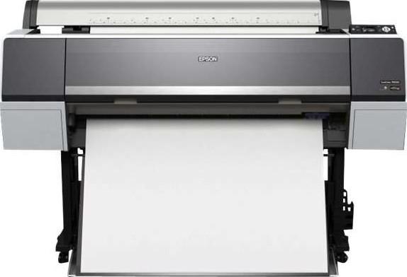 طابعة كبيرة ملون 44 انش مع حامل فضي ابسون Epson sure color Large Format printer SC-P8000 44" Wide Format Printer