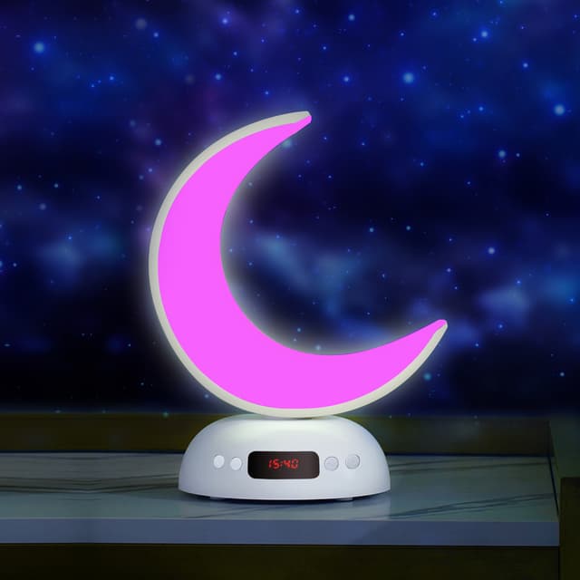 مصباح القران على شكل هلال كروني زينة رمضان Crony SQ-902 Speaker Quran Led Moon Lamp