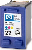 HP 22 Tri-Color Original Ink Cartridge | C9352AE