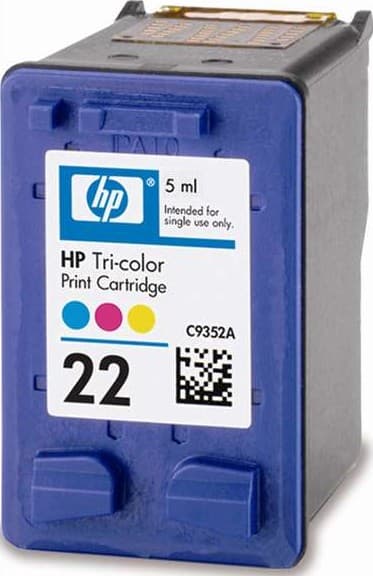 HP 22 Tri-Color Original Ink Cartridge | C9352AE