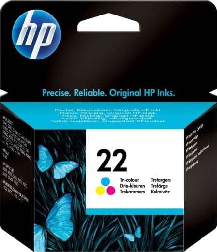 HP 22 Tri-Color Original Ink Cartridge | C9352AE