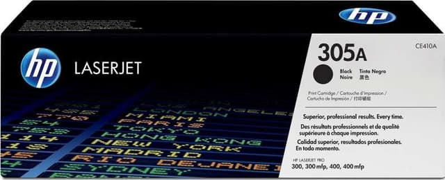 HP 305A Black LaserJet Toner Cartridge | CE410A