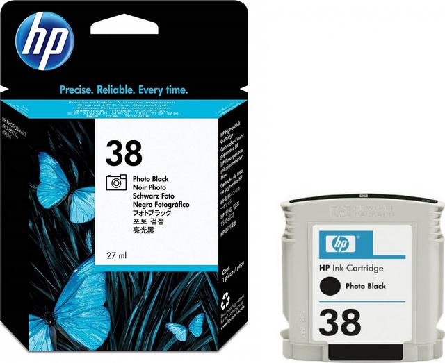 HP 38 Photo Black Pigment Original Ink Cartridge | C9413A - SW1hZ2U6MTA0OTYzNg==