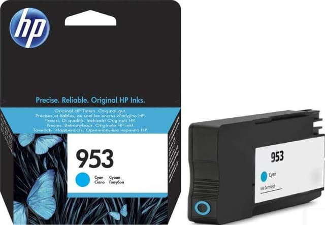 خرطوشة حبر طابعة سماوي أصلي اتش بي  HP 953 Cyan Original Ink Cartridge | F6U12AE