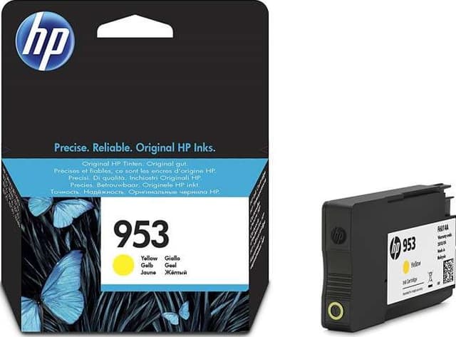 خرطوشة حبر طابعة أصفر اتش بي HP 953 Yellow Original Ink Cartridge | F6U14AE