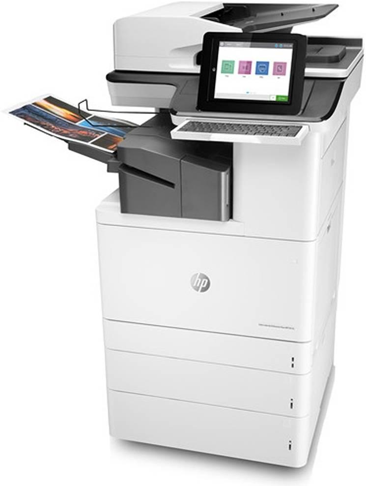 HP Color LaserJet Enterprise Flow MF Printer, Print/Scan/Copy/Fax, 1200x1200dpi Print Resolution, 45ppm Print Speed, 100-Sheet MP Tray, USB 2.0/Ethernet & Wi-Fi, 9" Touchscreen, White | T3U56A