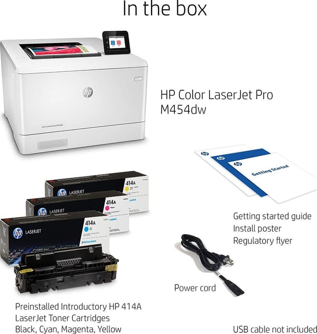 HP Color Laserjet Pro M454dw Printer | W1Y45A