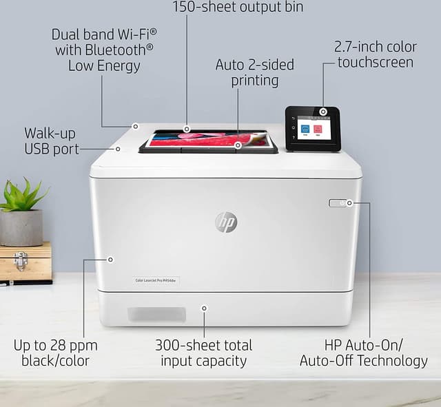 HP Color Laserjet Pro M454dw Printer | W1Y45A