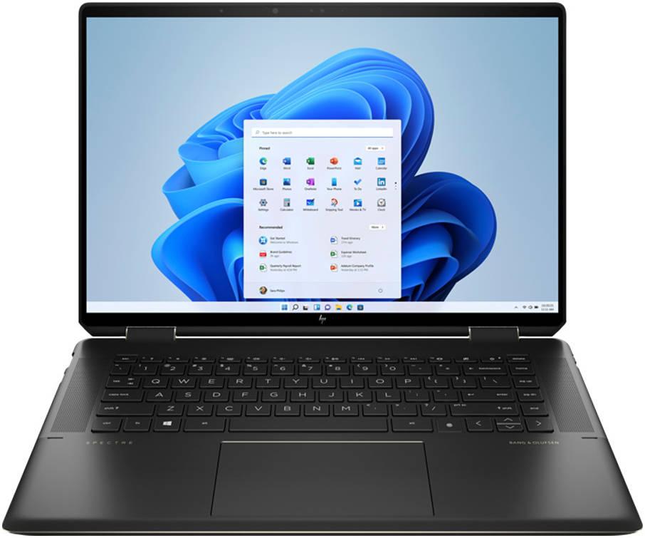 HP Spectre 16-F1023DX 2-in-1 Laptop 16" UHD+ Touch-Screen Display Intel Evo Core i7 1260P 16GB RAM 1 TB SSD Intel Arc A370M Graphics Pen Included AIO Backlit Keyboard Win 11 Black | 67W82UA