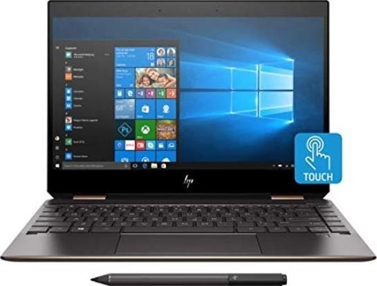 HP Spectre X360 13 Gem Cut i7-8565U-1.8GHz, 16GB, 512GB SSD, 13.3" FHD Touch Screen, Camera, Bluetooth, Wi-Fi, Fingerprint Scanner, Win10 Home, INTEL UHD | 4CJ13AV / 4FJ31AV-10