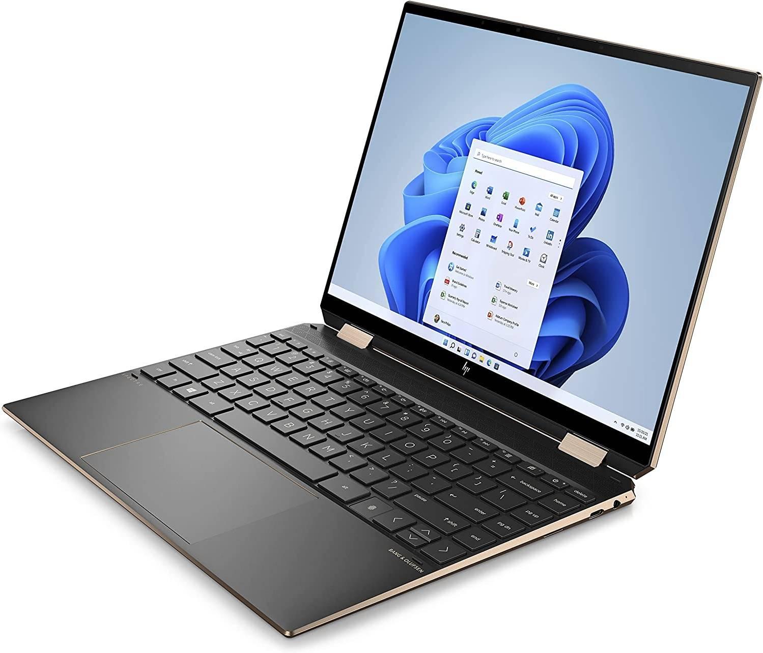 HP Spectre X360 Convertible 13.3'' FHD Touch Laptop, 11th Gen Intel Core i7-1165G7 2.80Ghz, 8GB RAM, 1TB SSD, Intel Iris Xe Graphics, Windows 10 Home, Backlit Keyboard, Black | 8UY94AV