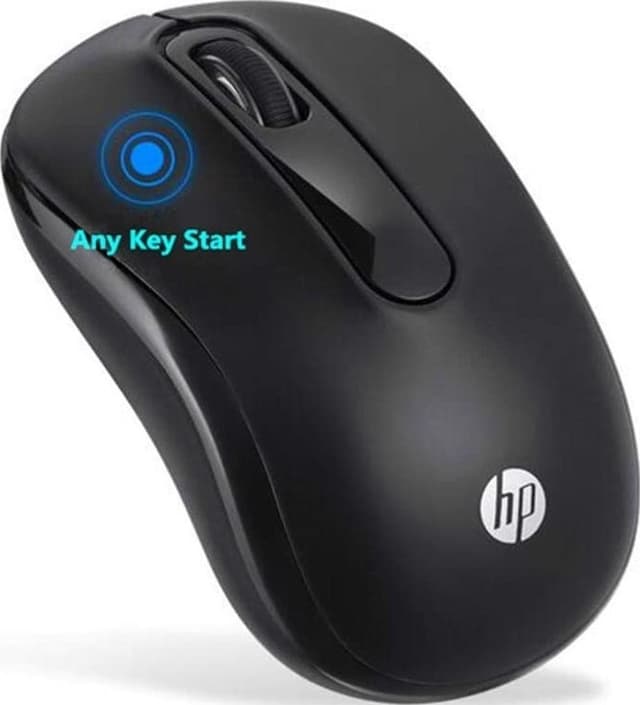 ماوس لاسلكي أسود اتش بي HP Wireless Mouse For PC & Laptop S1000