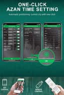 مصباح القران على شكل هلال كروني زينة رمضان Crony SQ-902 Speaker Quran Led Moon Lamp