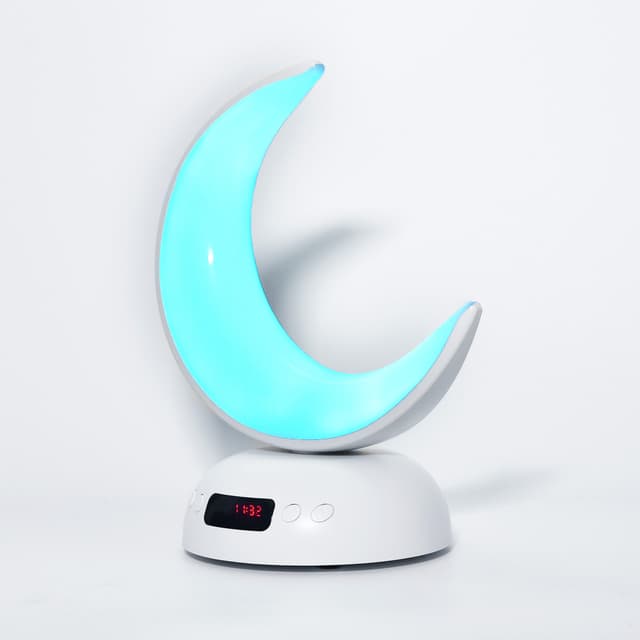 مصباح القران على شكل هلال كروني زينة رمضان Crony SQ-902 Speaker Quran Led Moon Lamp