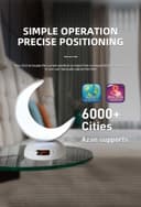 مصباح القران على شكل هلال كروني زينة رمضان Crony SQ-902 Speaker Quran Led Moon Lamp