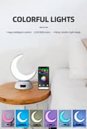 مصباح القران على شكل هلال كروني زينة رمضان Crony SQ-902 Speaker Quran Led Moon Lamp