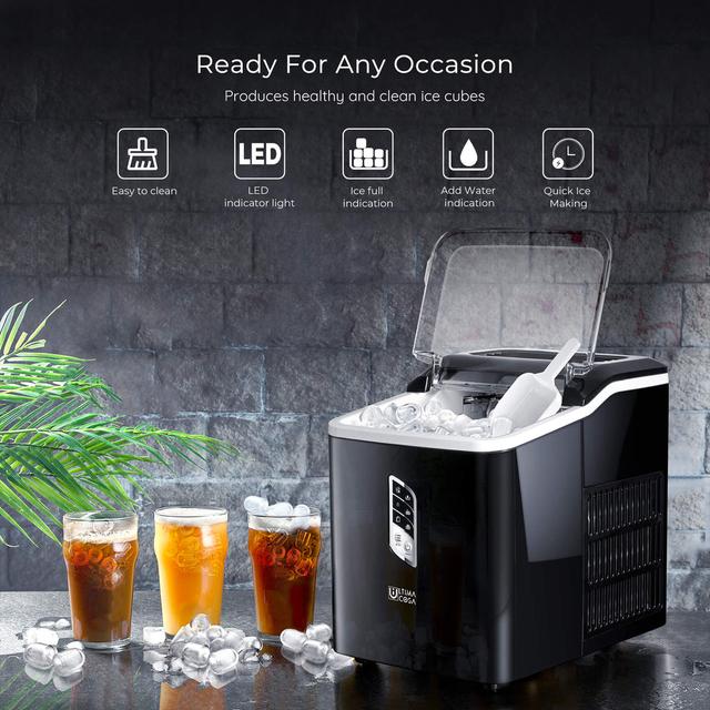 ماكينة صانعة الثلج ألتيما كوزا 1.5 لتر Ultima Cosa Presto Freddo High Capacity Ice Maker - SW1hZ2U6MTA1ODI1OA==