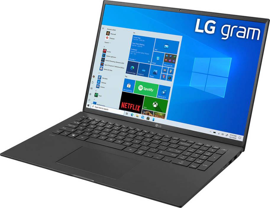 LG Gram 17Z90P-G 17” WQXGA Non Touch Laptop, 11th Gen Intel Core i7-1165G7 Processor, 16GB LPDDR4X RAM, 1TB SSD, Intel Iris Xe Graphics, Windows 10 Home, English Arabic KB, Black | 17Z90P-G.AA79E1