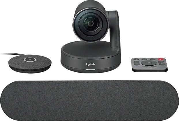 Logitech Rally Plus Video Conferencing Kit, With 1 x Rally Speakers, 1 x Microphone | 960-001237