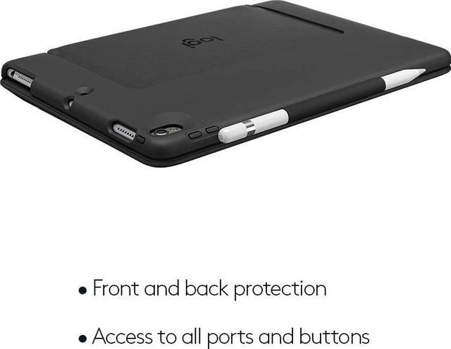 Logitech SLIM FOLIO PRO Backlit Bluetooth Keyboard Case for iPad Pro 11 Inch Model: A1980 A1934 A1979 A2013 UK English Layout - Black | 920-009161 - SW1hZ2U6MTAzNzEzMA==