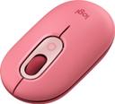 Logitech Wireless Pop Mouse, With Customizable Emoji, 1000 DPI Nominal Value, 4 Buttons, 10m Range, Bluetooth Connection, Precision/Speed Scroll, OS Compatible, Heartbreaker Rose - Pink | 910-006548 - SW1hZ2U6MTA1MDMyOA==