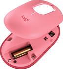 Logitech Wireless Pop Mouse, With Customizable Emoji, 1000 DPI Nominal Value, 4 Buttons, 10m Range, Bluetooth Connection, Precision/Speed Scroll, OS Compatible, Heartbreaker Rose - Pink | 910-006548 - SW1hZ2U6MTA1MDMzMg==