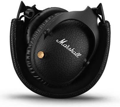 سماعات راس لاسلكية بلوتوث مارشال مونيتور أسود محرك 22 مم لون أسود Marshall Monitor Over Ear Bluetooth Headphone - SW1hZ2U6MTAyMjgxNg==