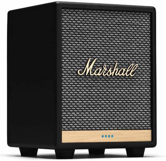 Marshall Uxbridge Bluetooth Smart Speaker, Voice Guidance With Google Assistant, 30 W Class D Amplifier, Bluetooth 4.2, Airplay 2 & Spotify Connect Plus Wi-Fi, Black | SB6556-4393