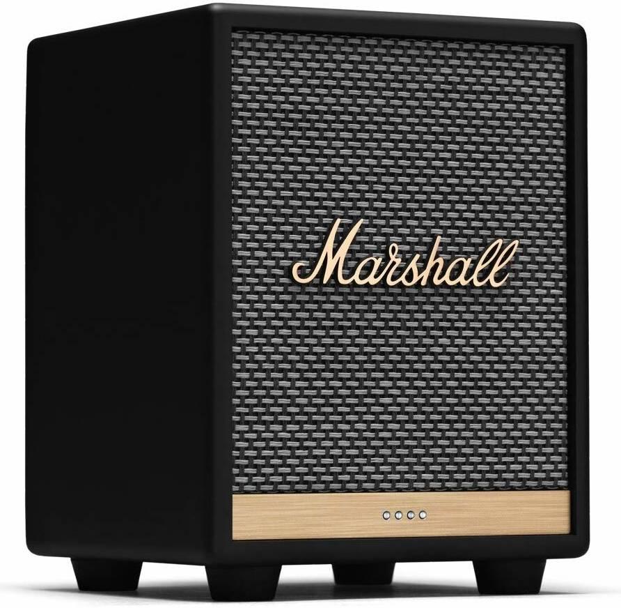 Marshall Uxbridge Bluetooth Smart Speaker, With Alexa Voice Control, 240 V Power, Wi-Fi, Chromecast Built-in, Airplay 2, Bluetooth 4.2, Mono Stereo, Top Panel Controls, Black | SB6556-4387