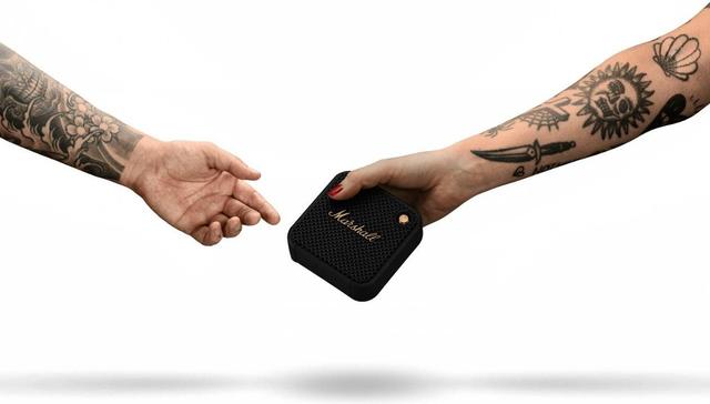 سبيكر بلوتوث 15 ساعة مارشال Marshall Willen Portable Bluetooth Speaker - SW1hZ2U6MTAzMzYxMA==