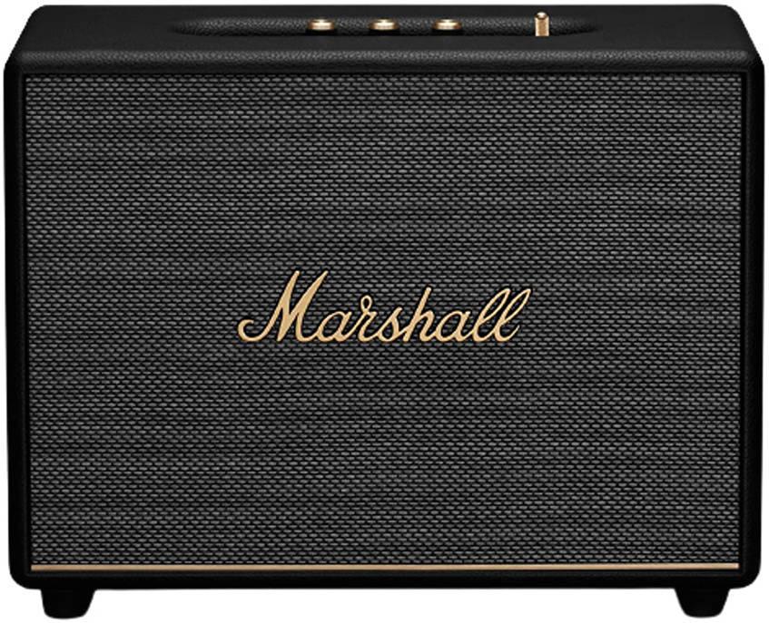 Marshall Woburn III Bluetooth Wireless Speaker, Three-way Driver System, 2x 1” Tweeter & Dual 5.25” Woofers, BT 5.0, 35–20000 Hz Frequency, 110W Class D Amps, 3.5 mm/RCA/HDMI Input, Black | 1006018