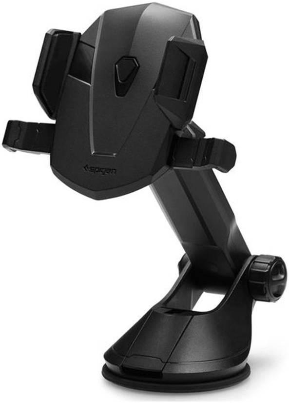 Spigen AP12T Kuel One Tap Car Phone Mount, For Dashboard / Windshield, Compatible With Most Smartphones, Black | 000CG20917