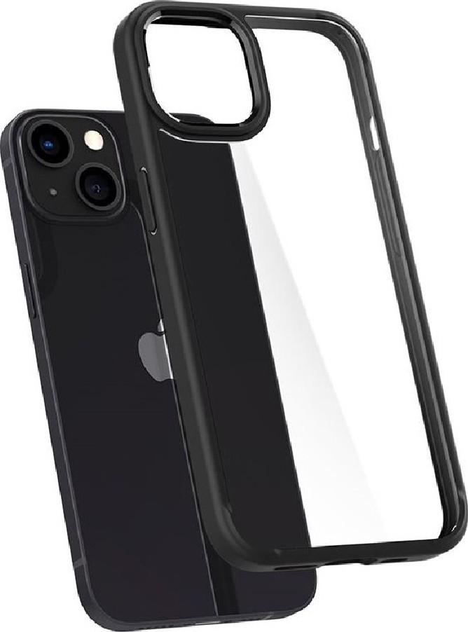 Spigen Crystal Hybrid Case, For iPhone 13 Mini, TPU + PC Material, Matte Black | ACS03351